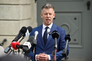 Incoming Hungarian prime minister Peter Magyar on Wednesday